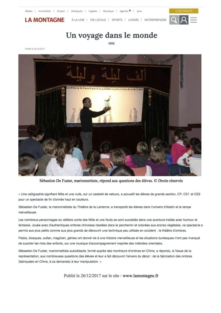 Article : la Montagne