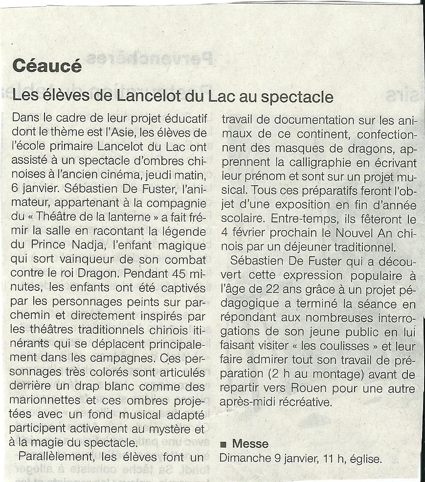 Article de presse - 2018
